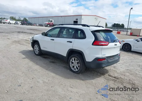 2015 Jeep Cherokee Sport из США, поврежденный, VIN 1C4PJLAB0FW761887